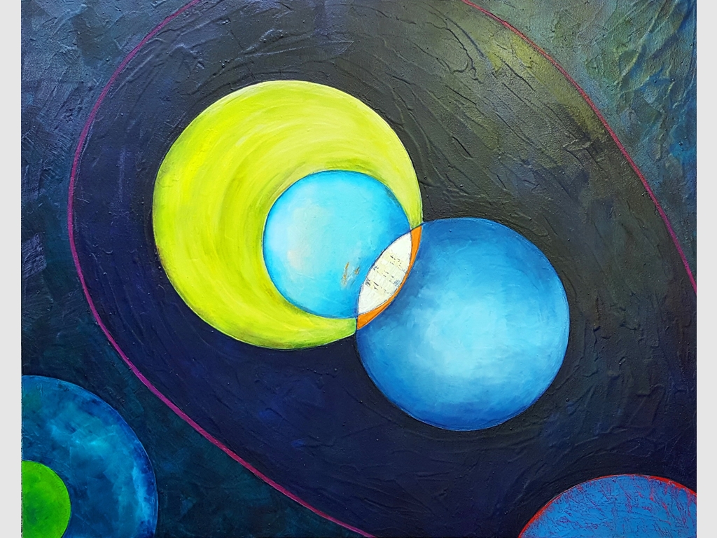 Abstract I, oil on canvas 80x100