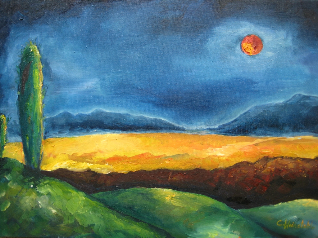 Desert 35x50 oil on canvas