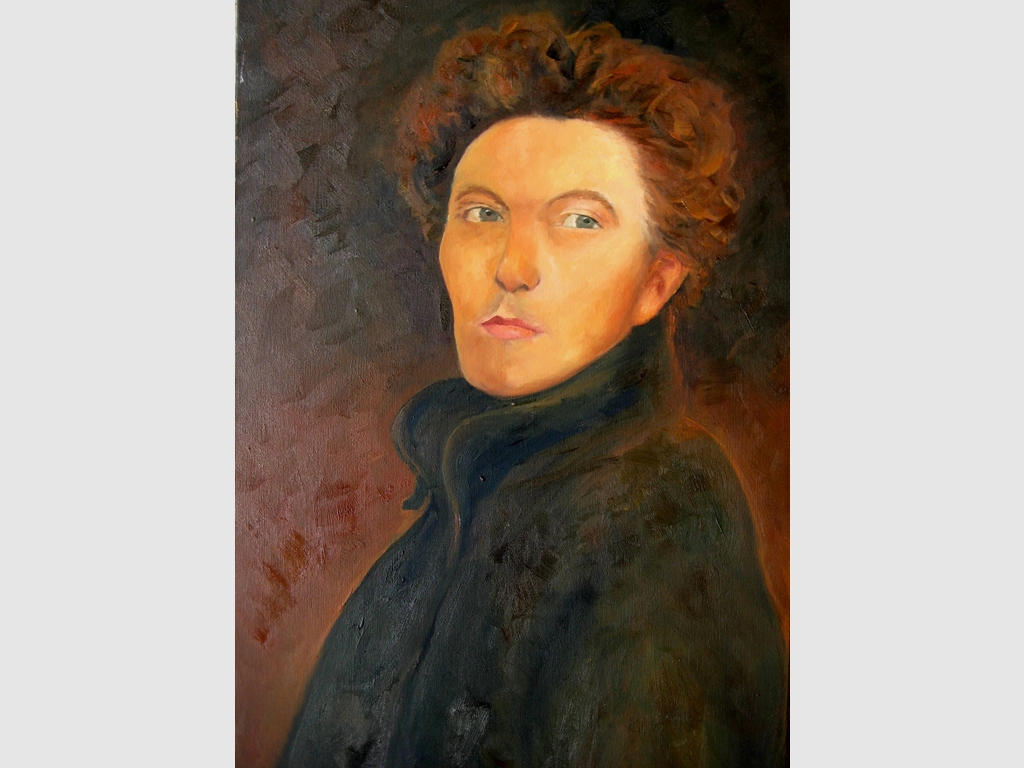 Portrait 80x50 oil on canvas