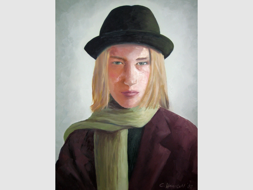 Marlon 70x60 oil on canvas