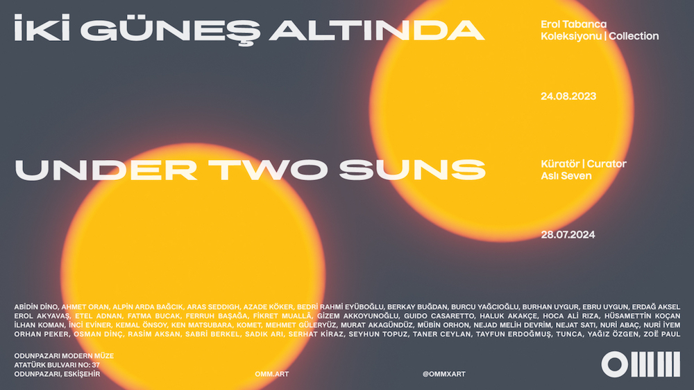 23/10/2023 - Alpin Arda Bağcık, Guido Casaretto and Azade Köker at the exhibition Under Two Suns at OMM 