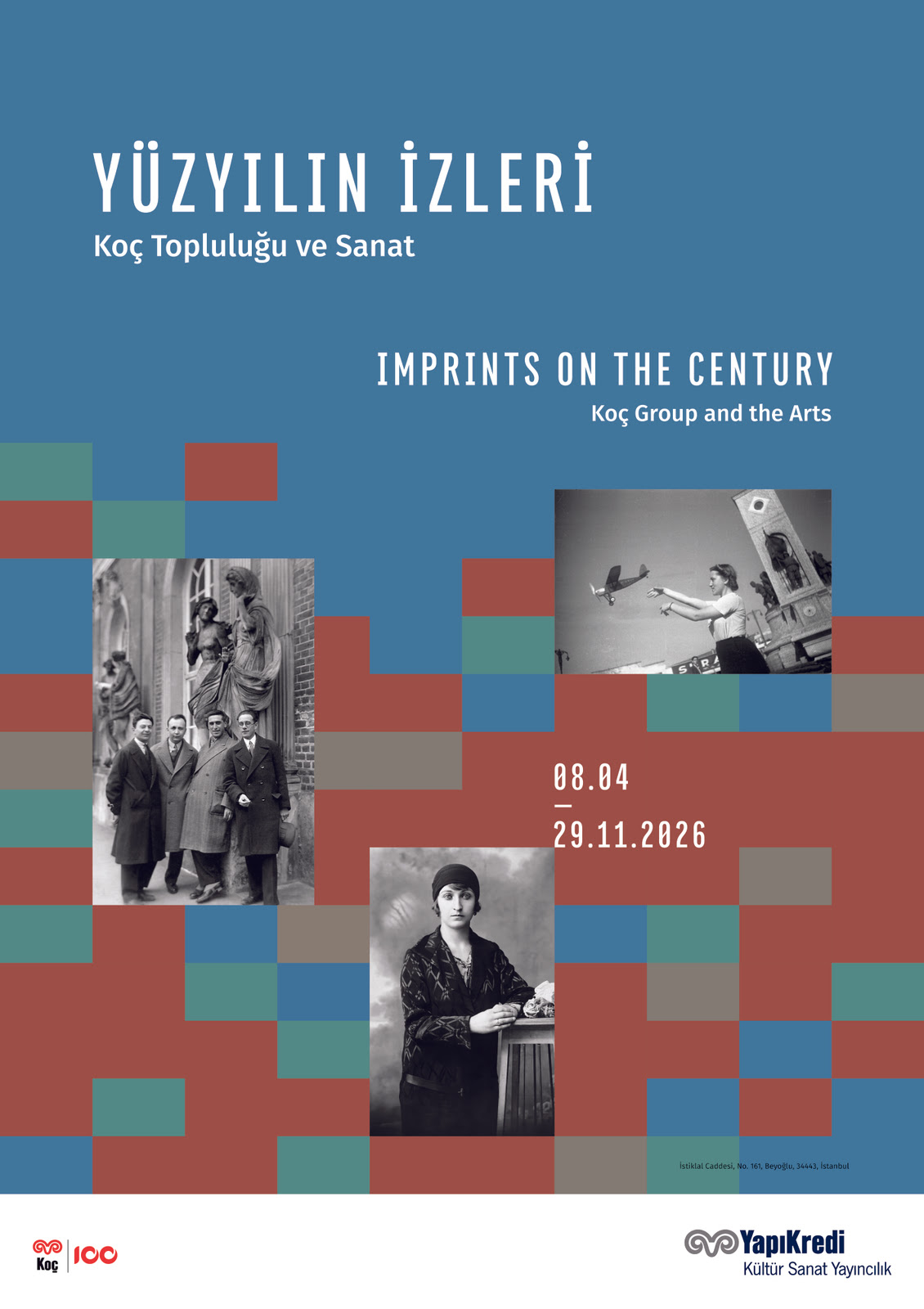 08/04/2026 -  Selçuk Artut, Tekin Cengiz and Azade Köker at Imprints of the Century: Koç Group and the Arts exhibition