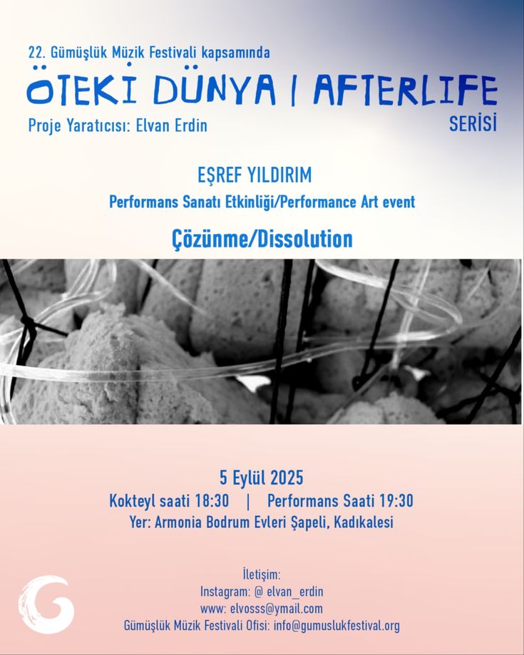 Eşref Yıldırım performed Dissolution at Gümüşlük Festival 2025 (05/09/2025)