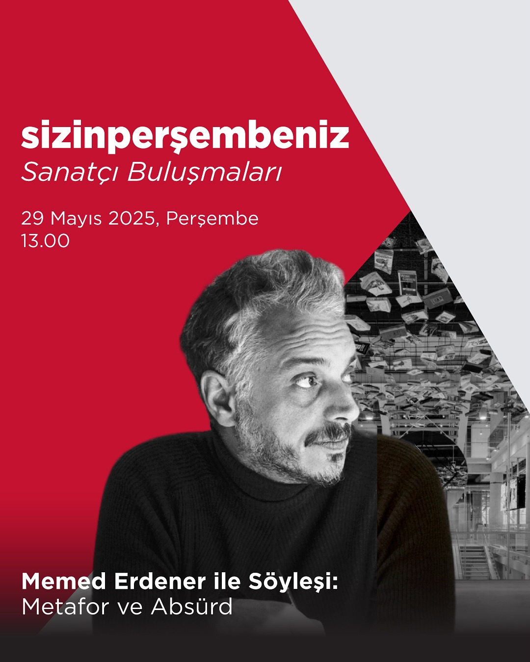 29/05/2025 - Artist Talk with Memed Erdener at Istanbul Modern: Metaphor and the Absurd