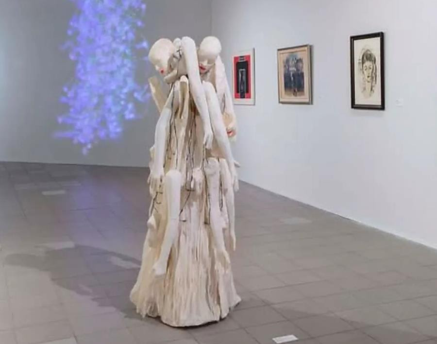 Azade Köker at the Season of Mirage exhibition at Elgiz Museum (08/04/2025)