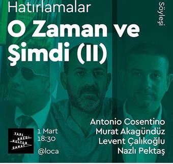 29/05/2018 - Talk with Antonio Cosentino at Yapı Kredi Kültür Sanat Loca, Istanbul