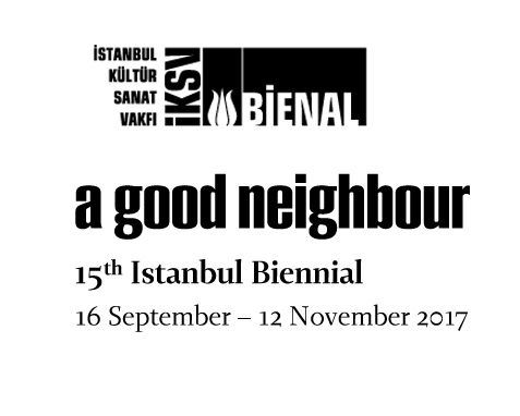01/08/2017 - Burçak Bingöl and Heba Y. Amin at the 15th Istanbul Biennial
