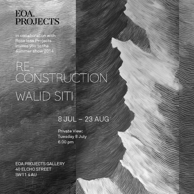 01/10/2014 - Walid Siti's Solo Exhibition In London at Edge Of Arabia
