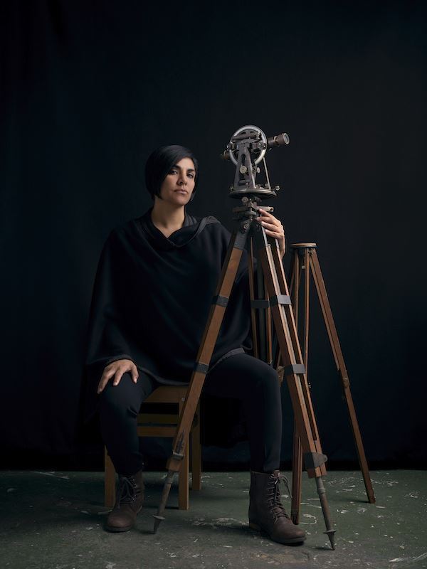 Portrait of Woman with Theodolite II