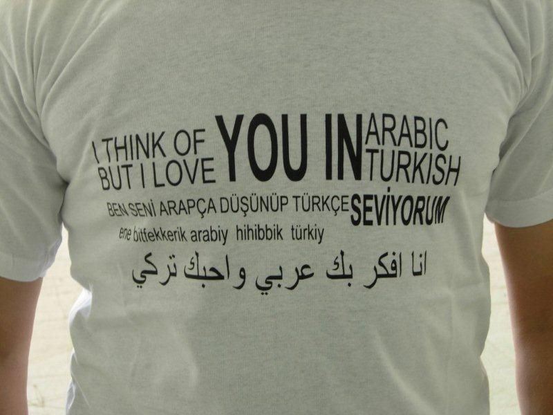 I Think Of You In Arabic But I Love You In Turkish 